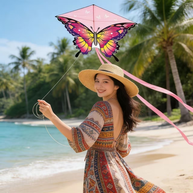 Kite Wind Outdoor - طائرات ورقية على شكل فراشة بطول