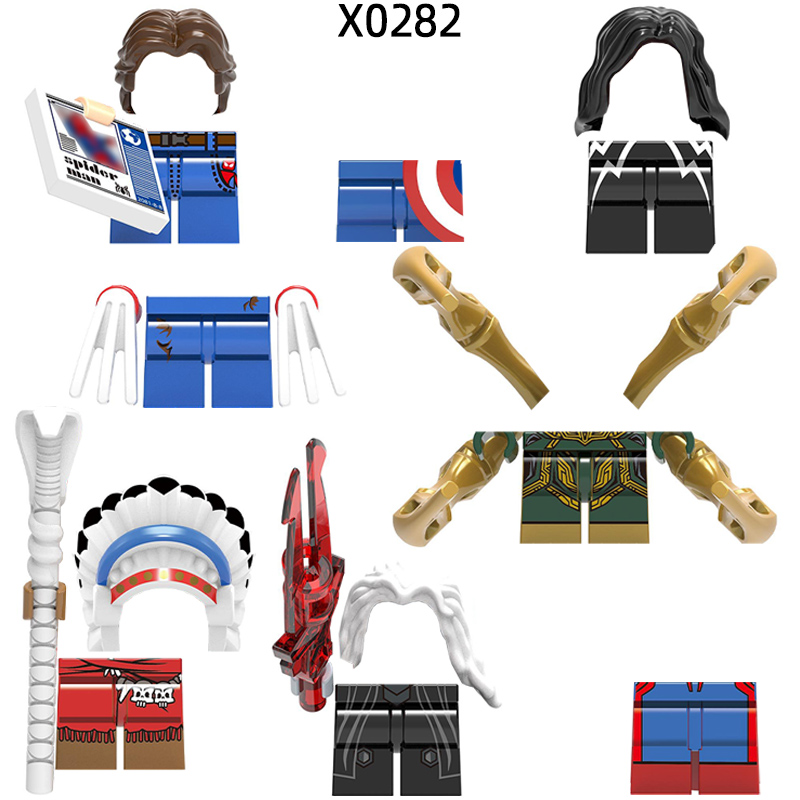 Lego Set Creator - شخصيات الحركة من الصولجانات والأسلحة للأطفال