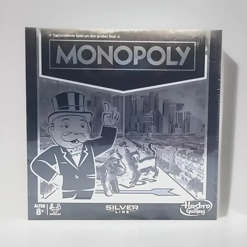 Hasbro Game Monopoly - هاسبرو مونوبولي الشكل فضي دمية مجلس