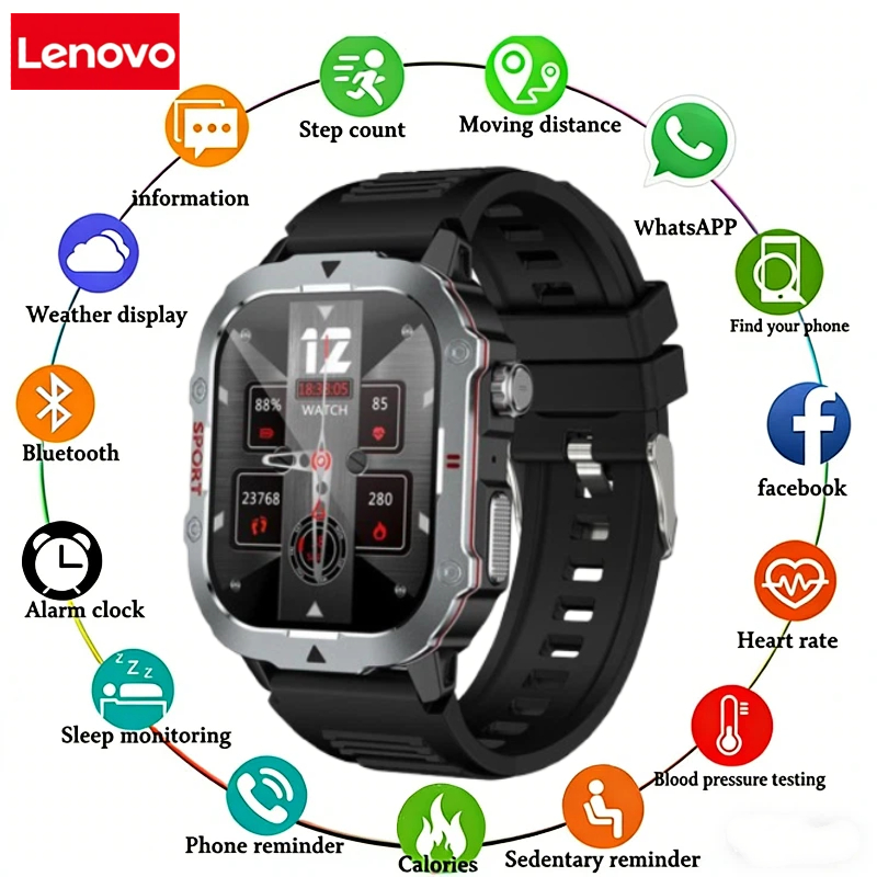 Kids Smartwatch Gps - ساعة لينوفو الذكية C30PRO بتصميم متناسق