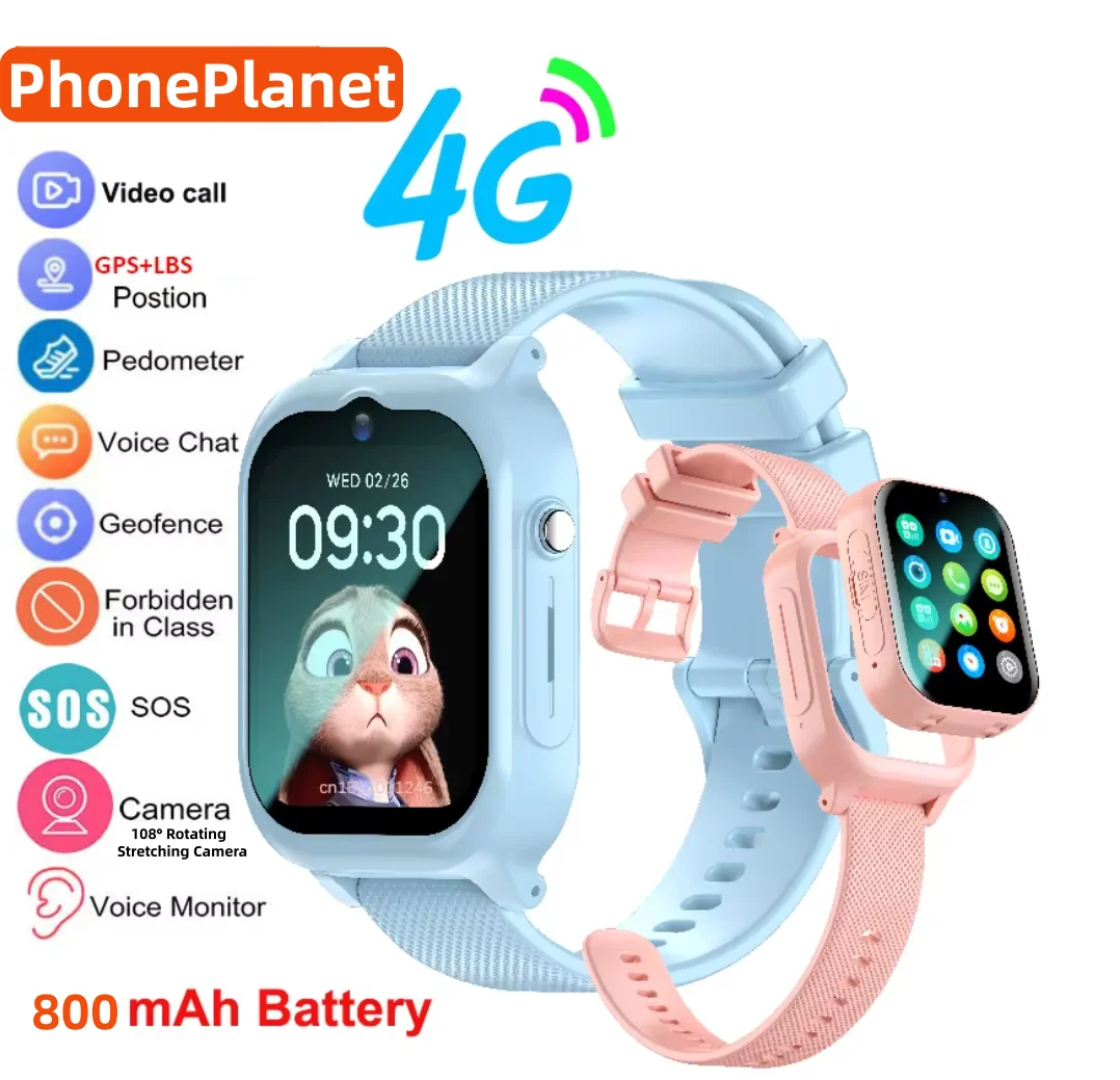 Kids Smartwatch Gps - ساعة ذكية للأطفال بتقنية 4G مع