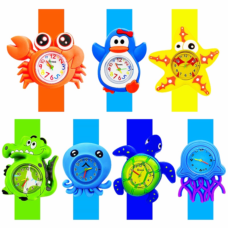 Kids Toys 10 Year Old - ساعات سوار حيوانات مائية كرتونية للأطفال