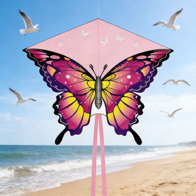 طائرات ورقية جديدة على شكل فرا - مراجعة Kite Wind Outdoor وسعره
