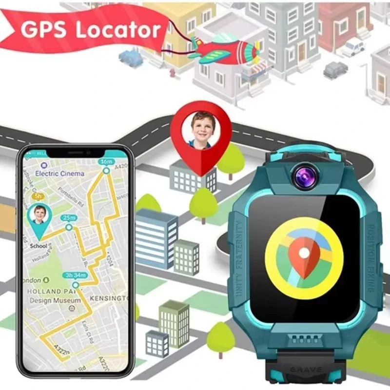 ساعة ذكية جديدة للأطفال SOS سا - مراجعة Kids Smartwatch Gps وسعره