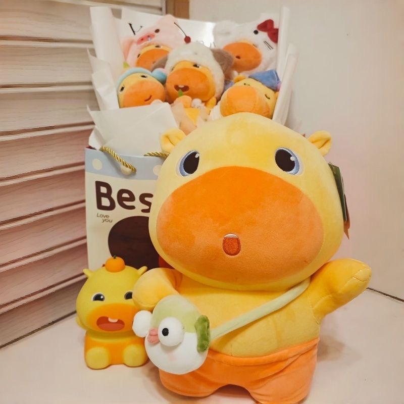 مجموعة دمى كابيبارا صفراء لطيف - مراجعة Kids Toys Yellow وسعره
