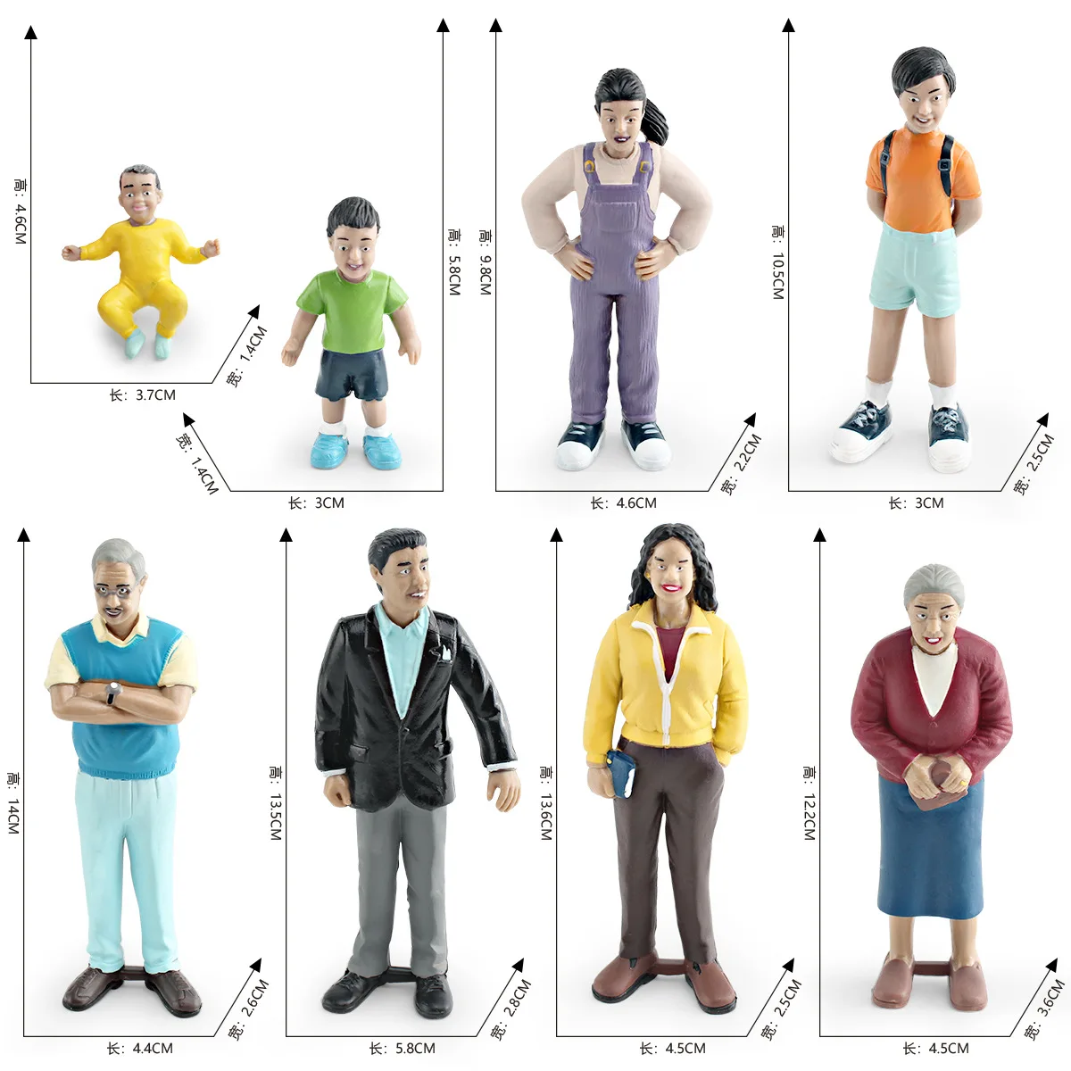 شخصيات مصغرة لأفراد الأسرة الص - مراجعة Kids Toys Little People وسعره