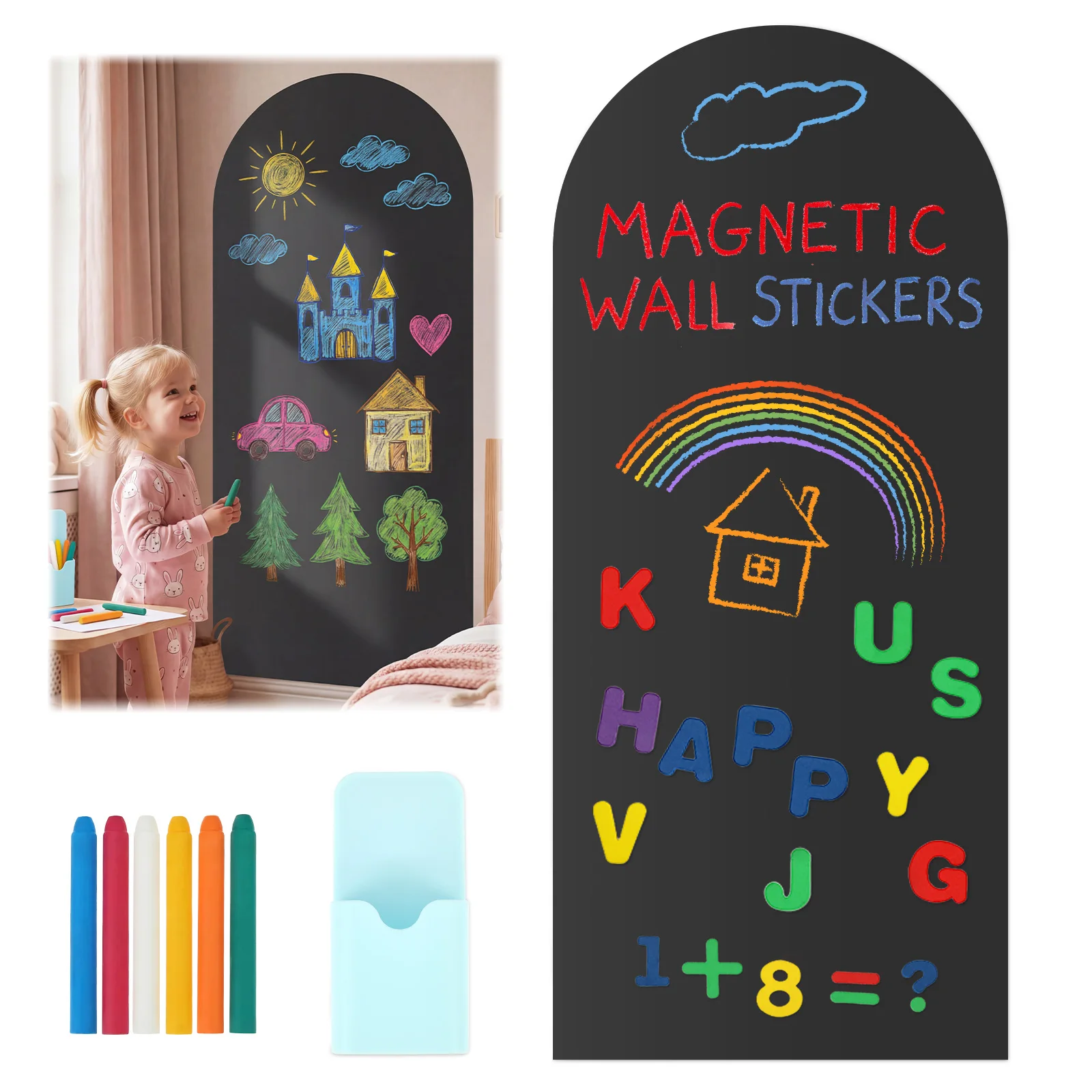 ملصق جداري مغناطيسي على شكل قو - مراجعة Magnetic Drawing Board وسعره