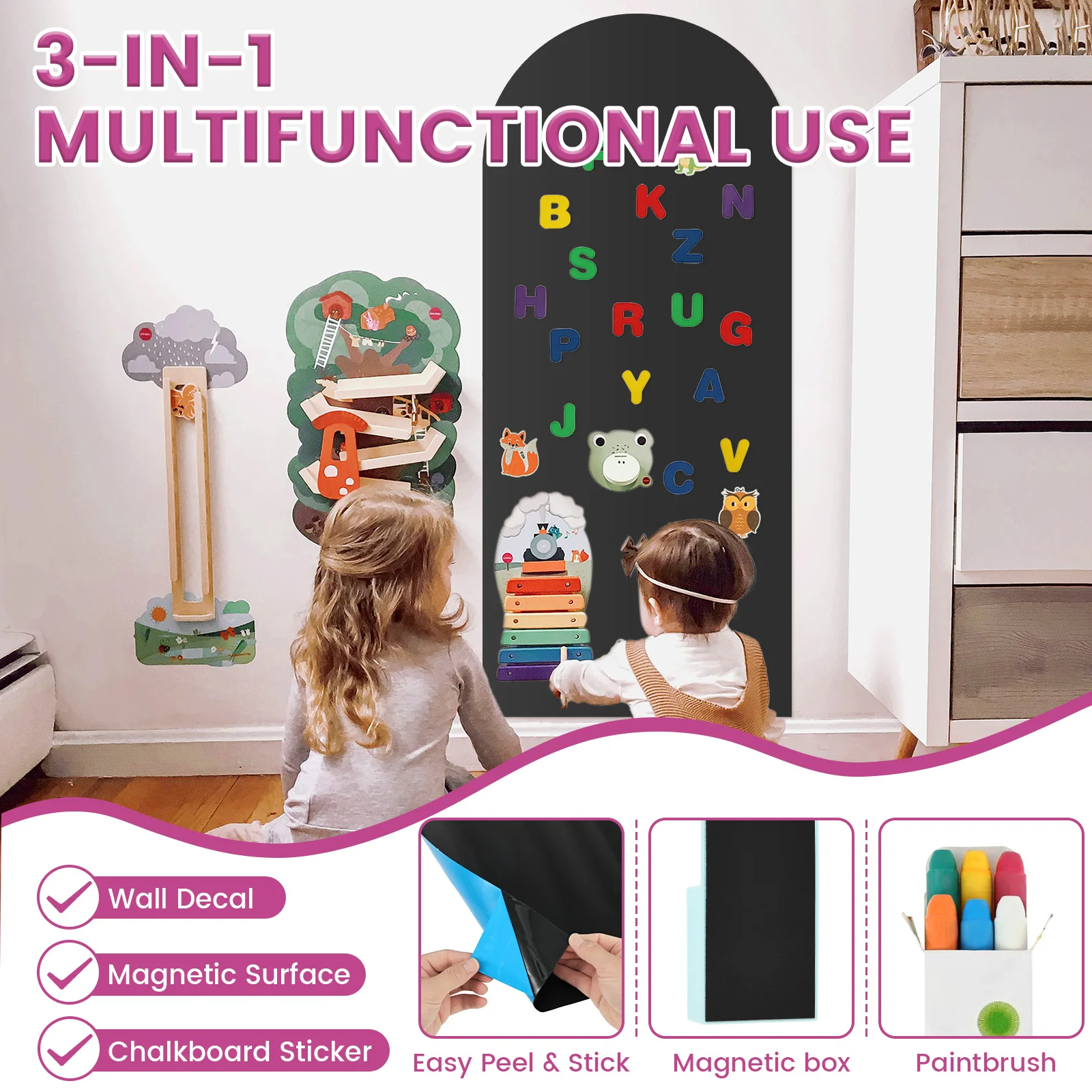 ملصق جداري مغناطيسي على شكل قو - مراجعة Magnetic Drawing Board وسعره