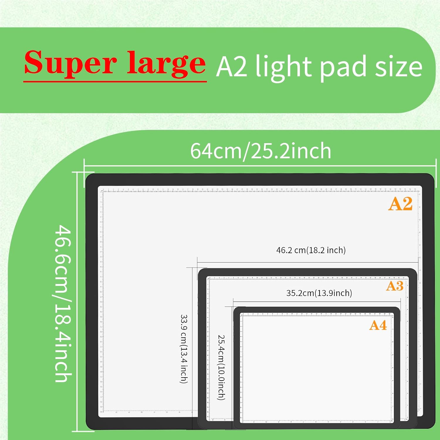 لوح إضاءة A2 قابل لإعادة الشحن - مراجعة Magnetic Drawing Board وسعره