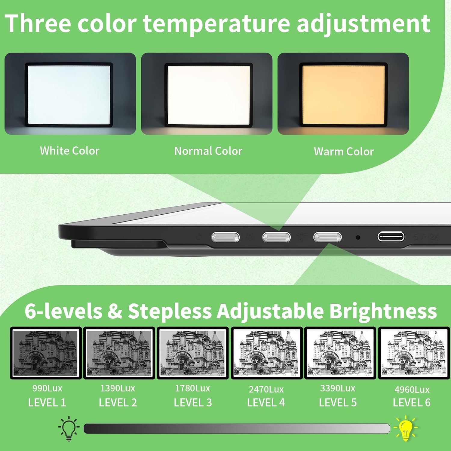 لوح إضاءة A2 قابل لإعادة الشحن - مراجعة Magnetic Drawing Board وسعره