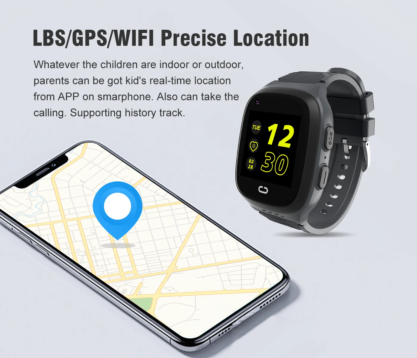 4G الاطفال Smartwatch SOS مقاو - مراجعة Kids Smartwatch Gps وسعره