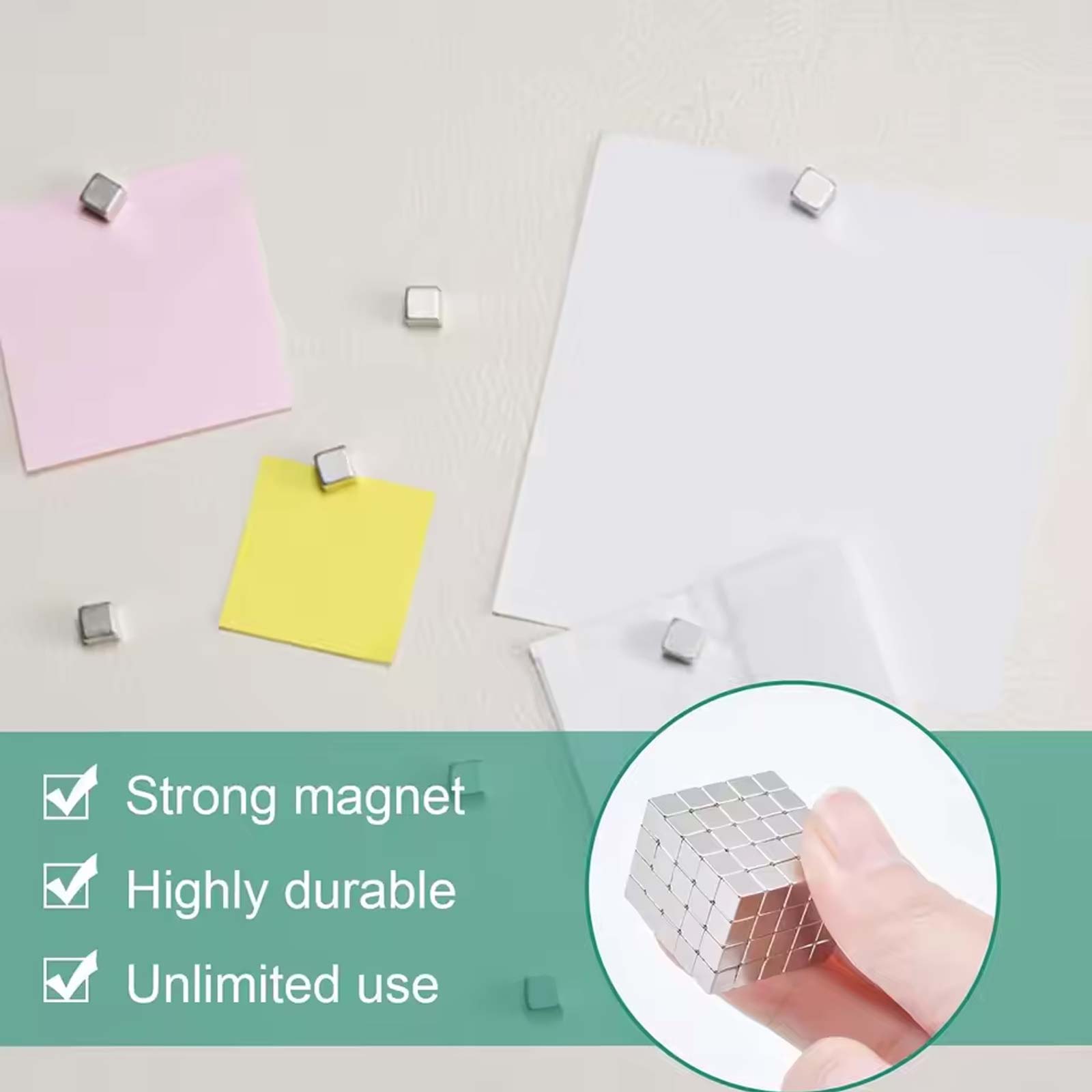 50/100 قطعة مكعبات مغناطيسية م - مراجعة Magnetic Drawing Board وسعره