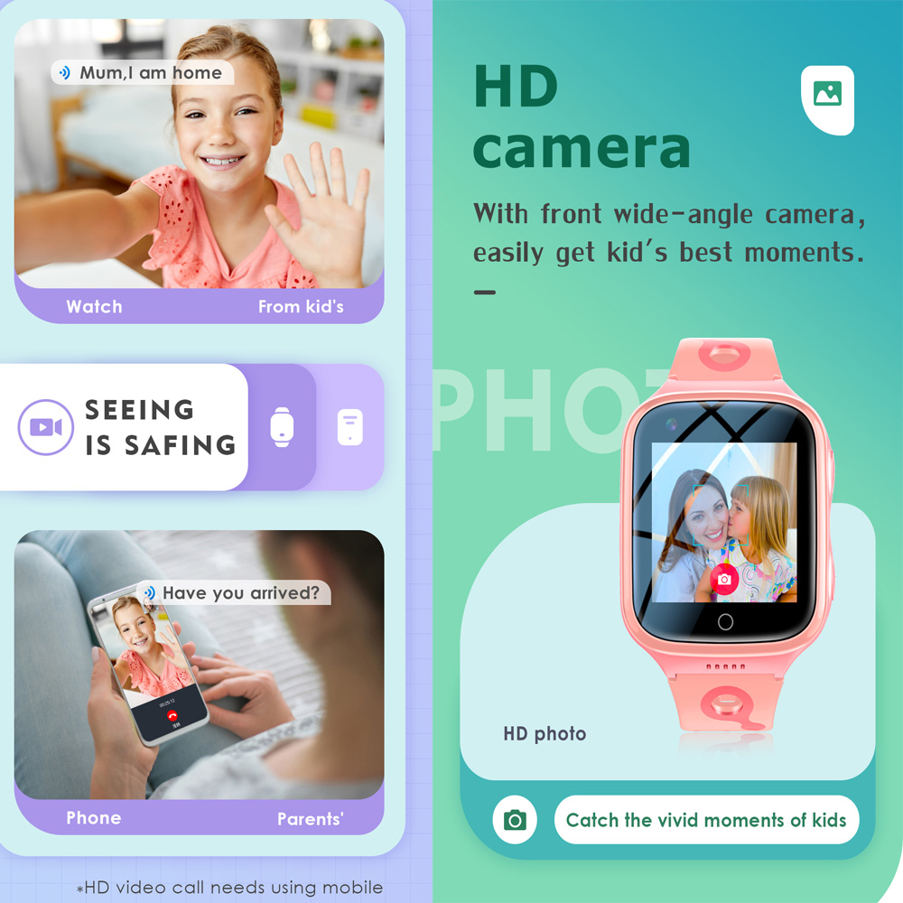 ساعة ذكية للأطفال بتقنية 4G مع - مراجعة Kids Smartwatch Gps وسعره
