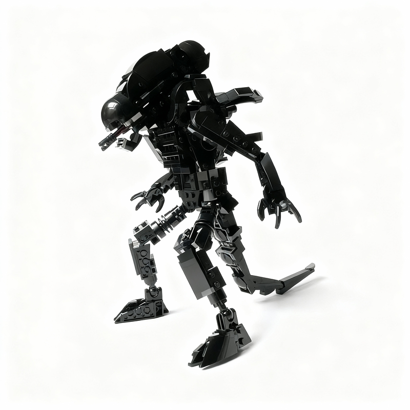 482 قطعة MOC مكعبات بناء نموذج - مراجعة Xenomorph Kids Toys وسعره