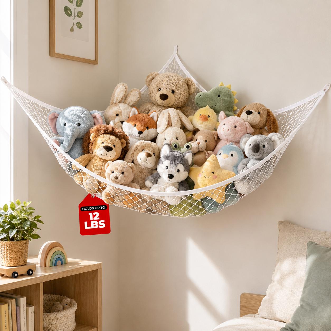 شبكة تخزين ألعاب معلقة، منظم ل - مراجعة Kids' Toys وسعره