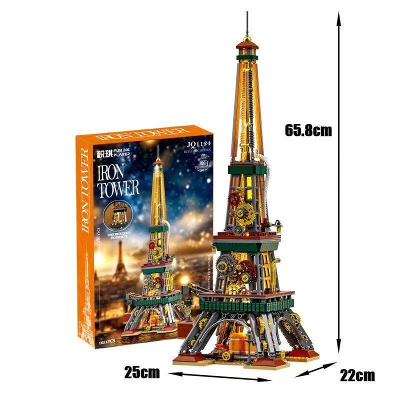 1651 قطعة من مكعبات بناء برج ب - مراجعة Kids Toys Paris وسعره