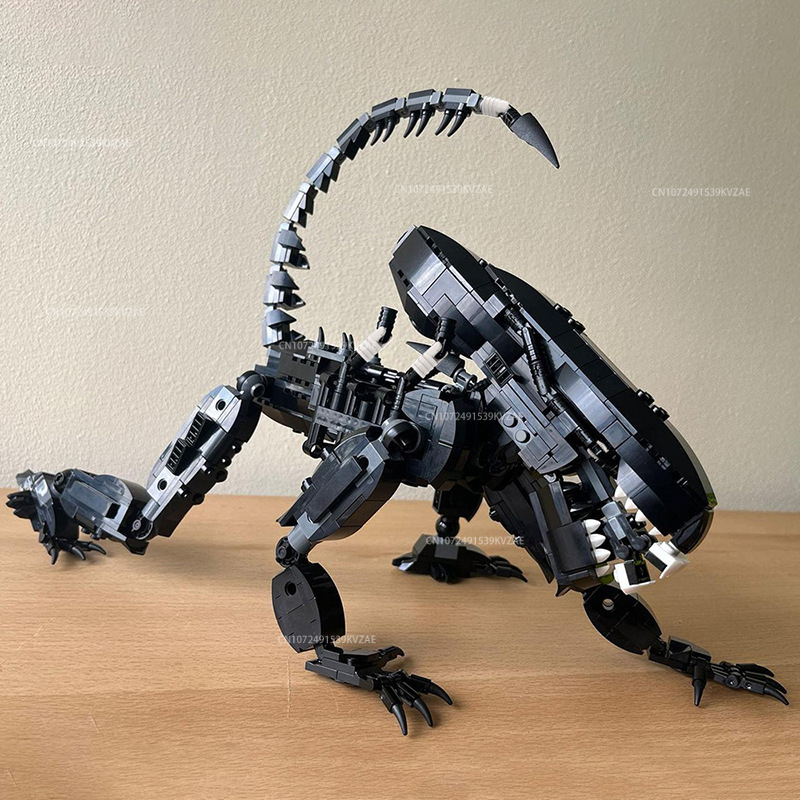 مجموعة بناء شكل وحش MOC-Aliene - مراجعة Xenomorph Kids Toys وسعره