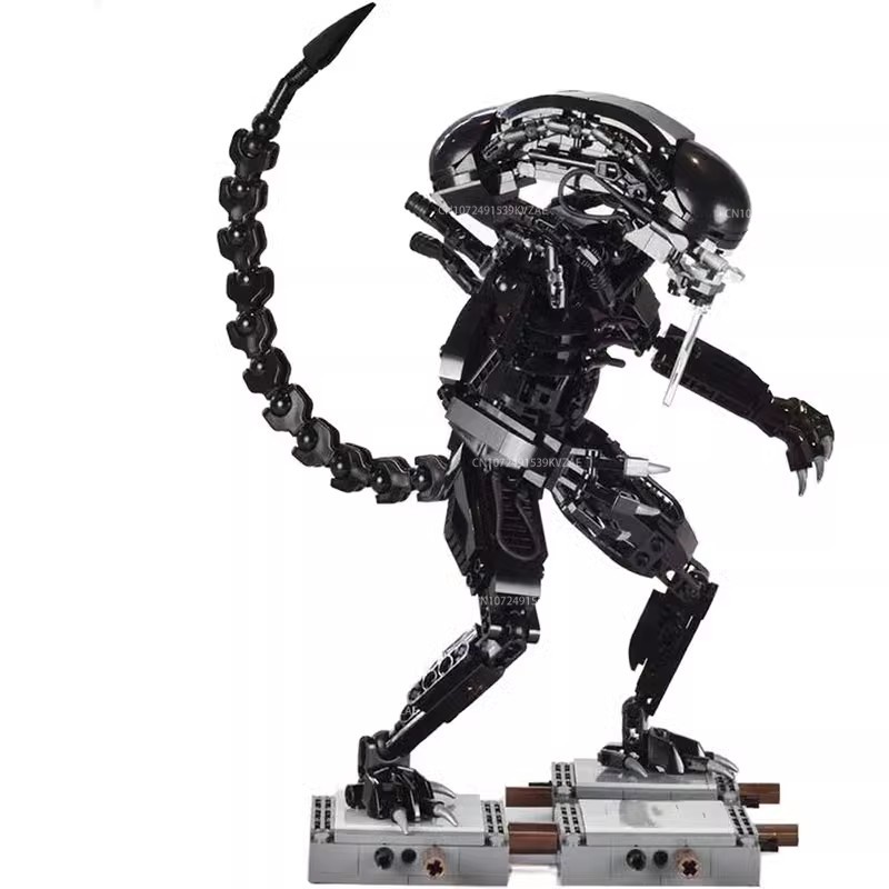 مجموعة بناء شكل وحش MOC-Aliene - مراجعة Xenomorph Kids Toys وسعره