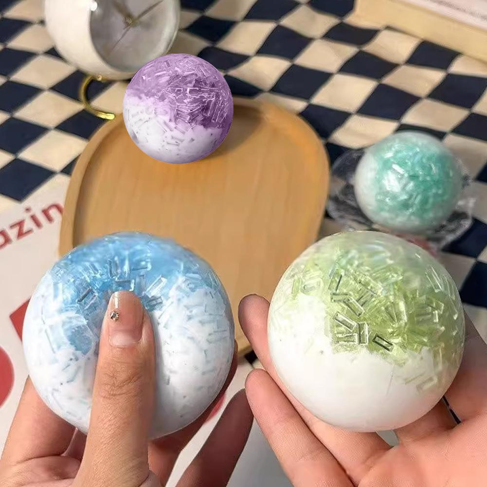 كرة ضغط على شكل جليد كريستالي  - مراجعة Kids' Toys وسعره