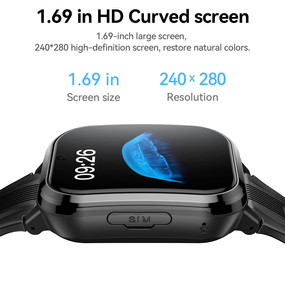 ساعة ذكية للأطفال HOCO Y108 بش - مراجعة Kids Smartwatch Gps وسعره